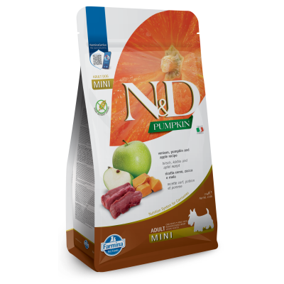 Farmina N&D Pumpkin Grain Free Venison & Apple Mini Adult Dry Dog Food