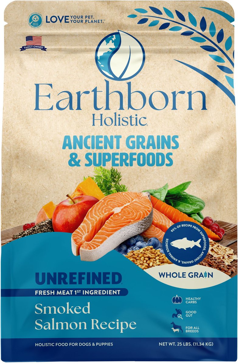 Earthborn Holistic Unrefined Smoked Salmon with Ancient Grains & Super