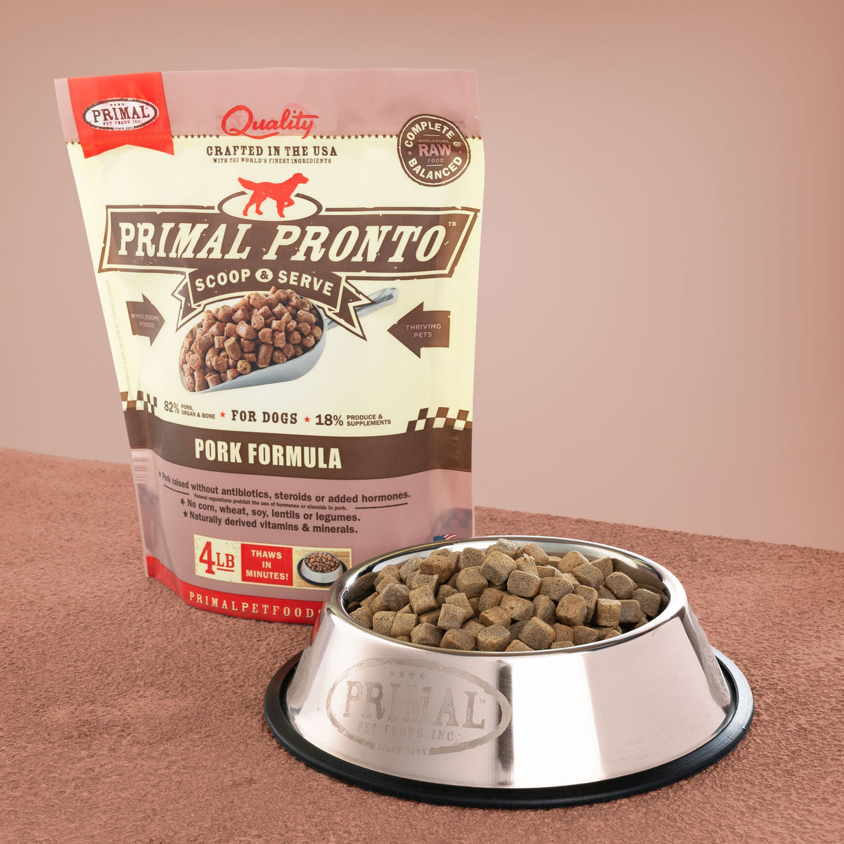 Primal Pronto Pork Formula For Dogs