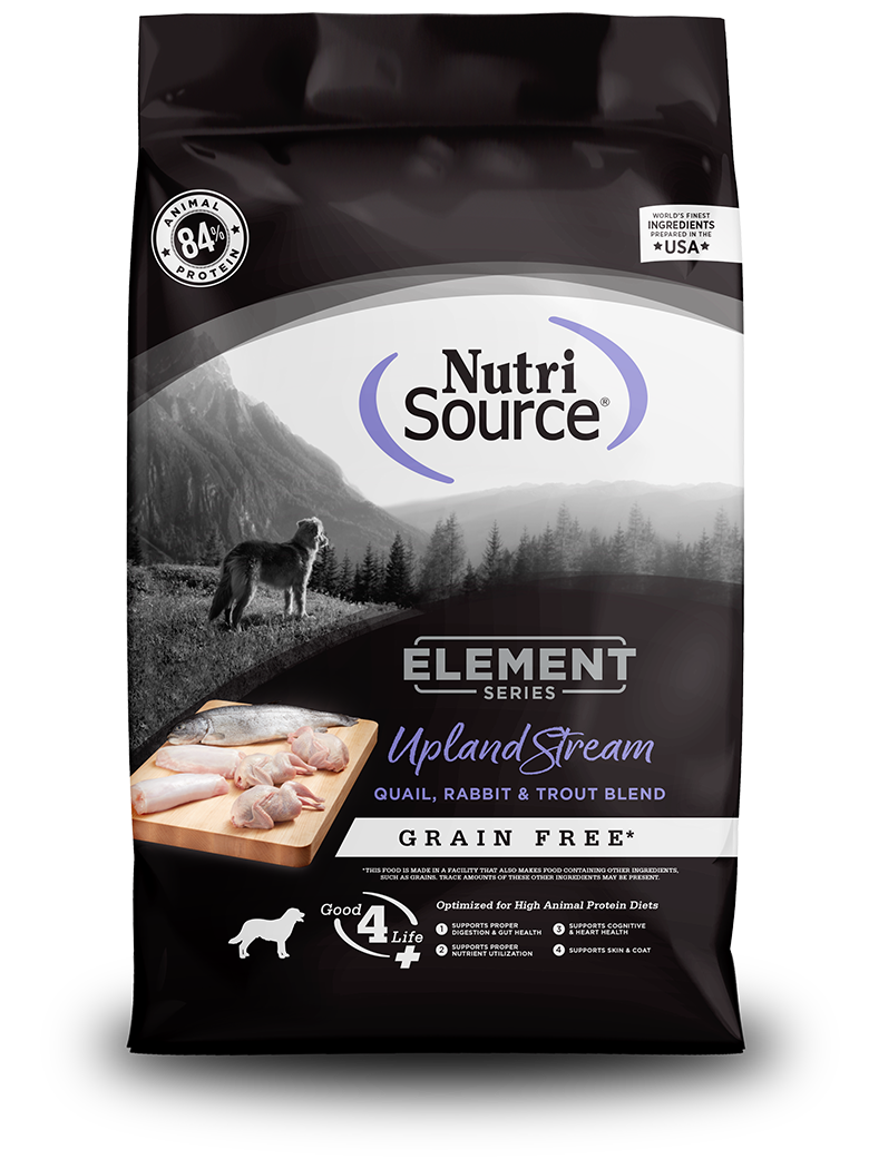 NutriSource Element Series Upland Stream Grain Free Recipe Dry Dog Foo