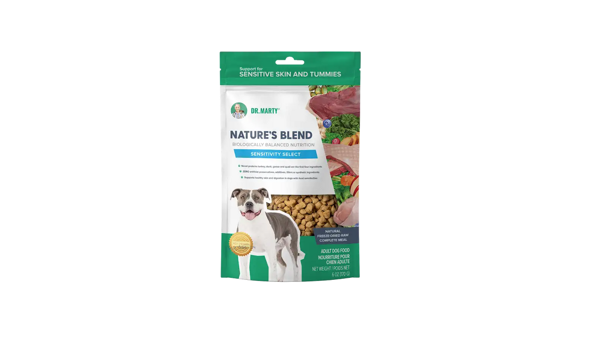 DR. MARTY Nature's Blend Sensitivity Select Freeze Dried Raw Dog Food