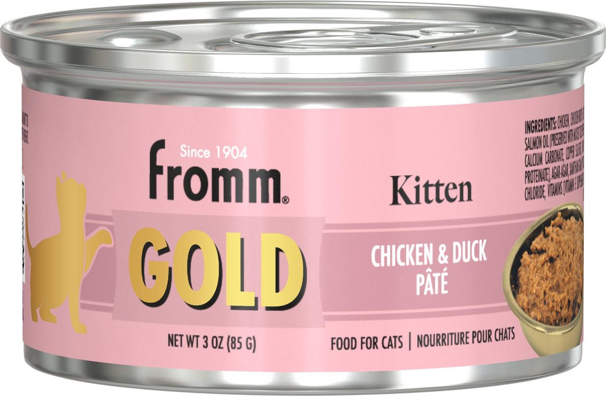 Fromm Gold Kitten Chicken Duck Pate Canned Cat Food