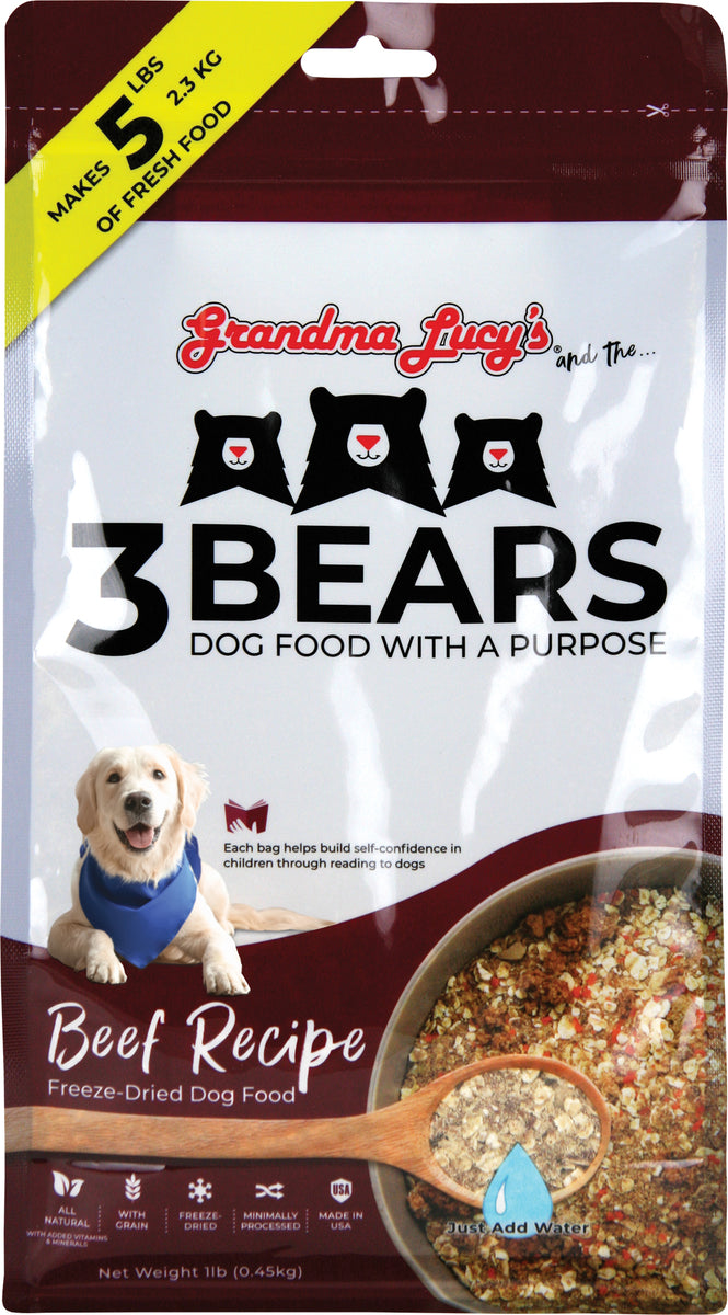 Grandma Lucy s 3 Bears Beef Dog Food