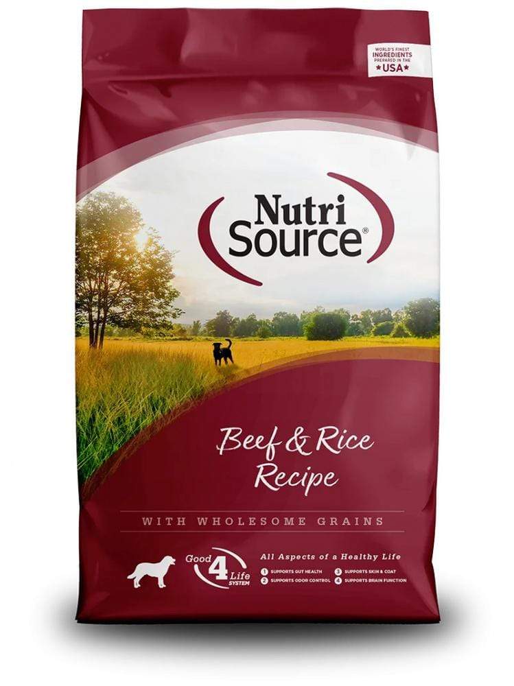 NutriSource Beef Brown Rice Recipe Dry Dog Food