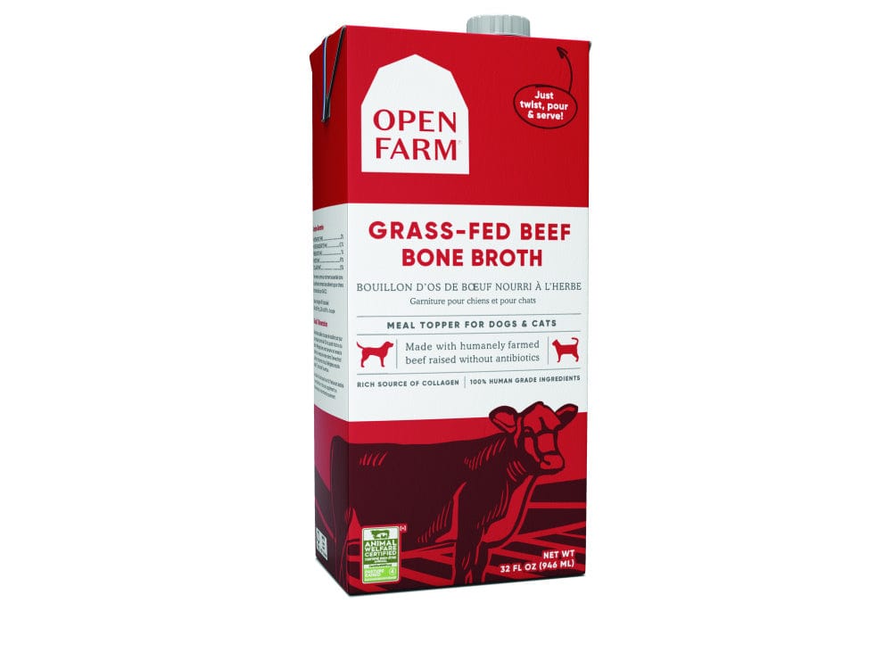 Open Farm GrassFed Beef Bone Broth for Dogs & Cats