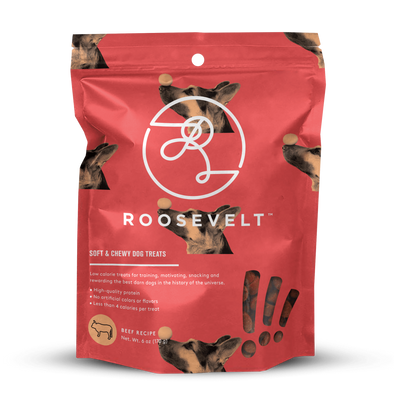 Roosevelt Soft & Chewy Dog Treats Beef Recipe