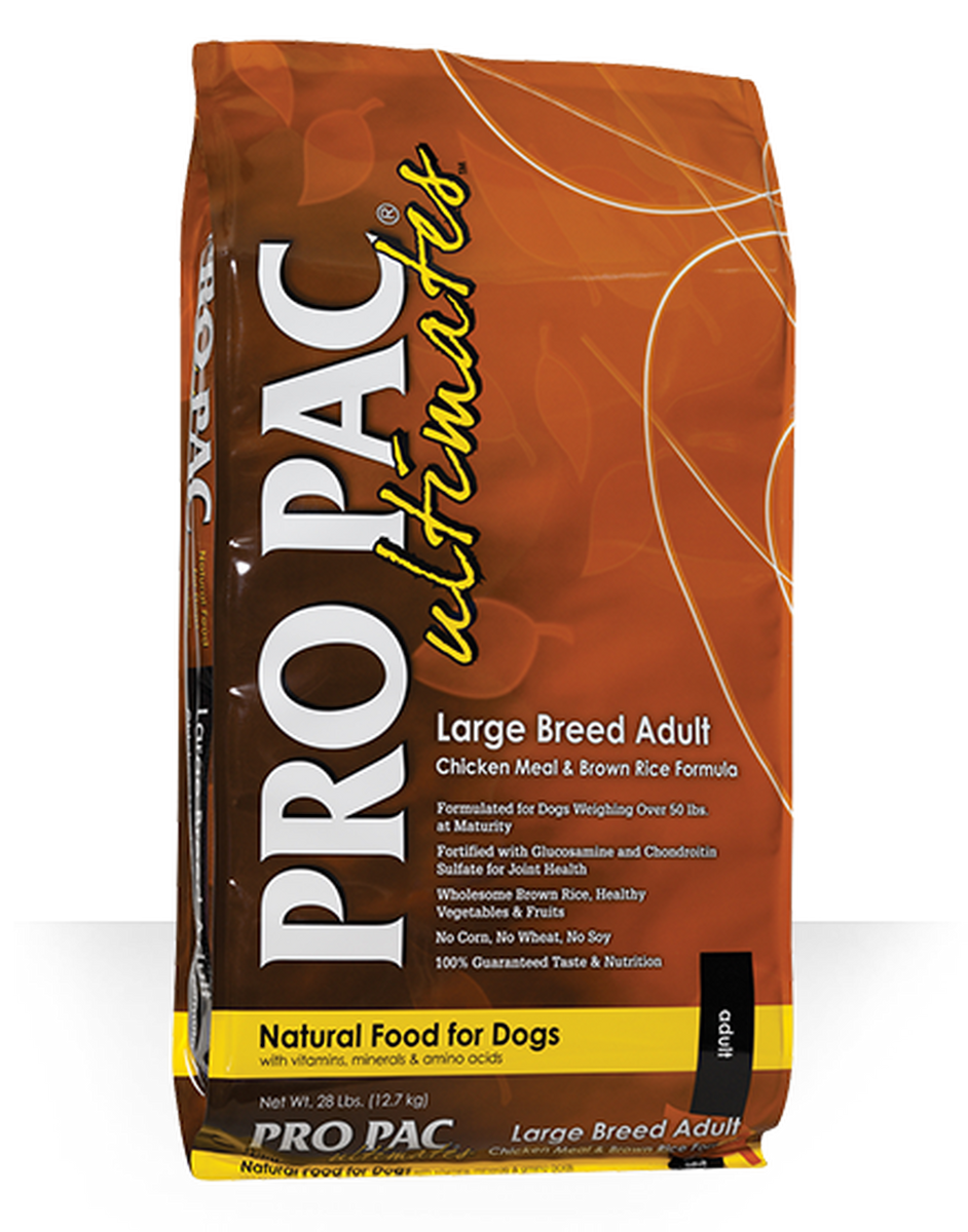 Pro Pac Ultimates Large Breed Adult Chicken Meal Brown Rice Formula