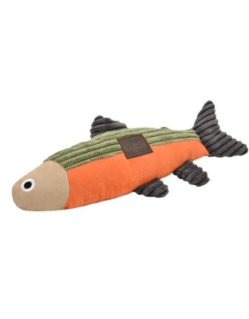 Tall Tails Plush FIsh Sage Orange Dog Toy - Main Image