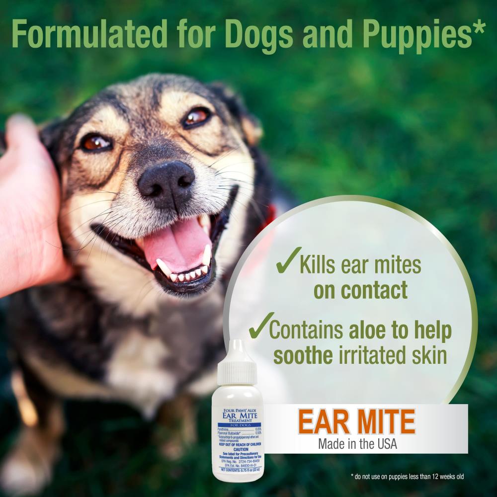 Four Paws Aloe Ear Mite Treatment For Dogs - Main Image