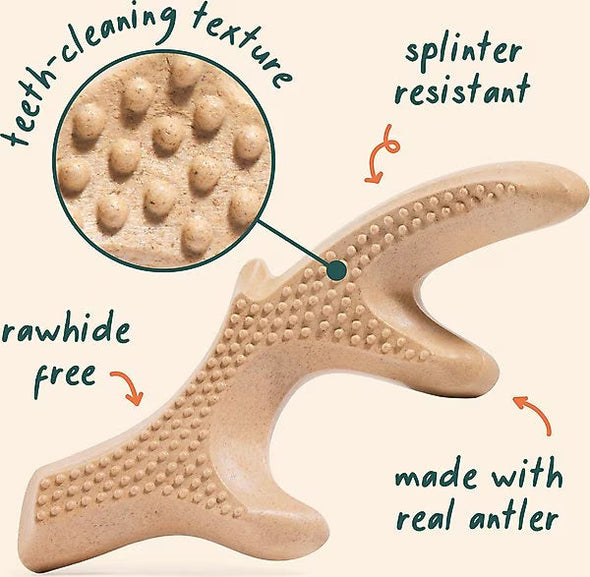 Woof HonestChew Antler Dog Chew Toy