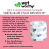 Vet Worthy Self Adhering Bandage Wrap for Dogs & Cats