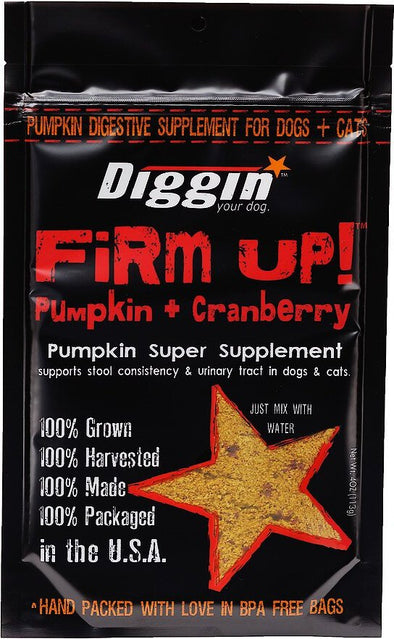 Diggin Your Dog Firm Up Cranberry Digestive Supplement for Dogs