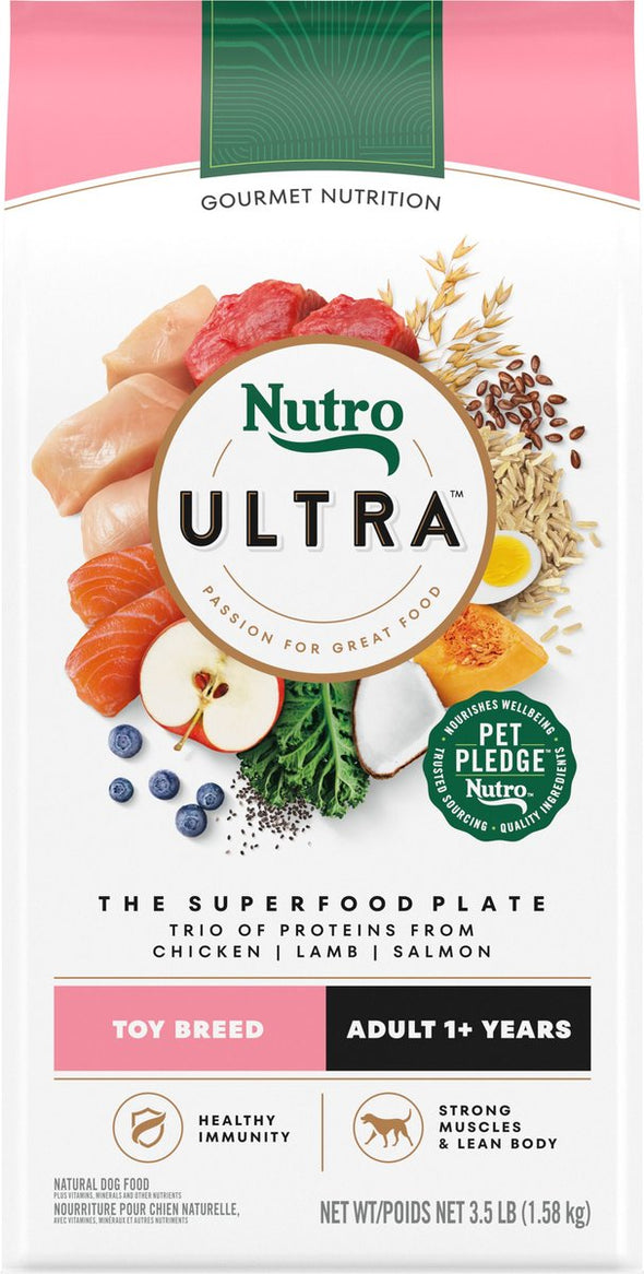 Nutro Ultra Toy Breed Adult Chicken, Lamb & Salmon Dry Dog Food