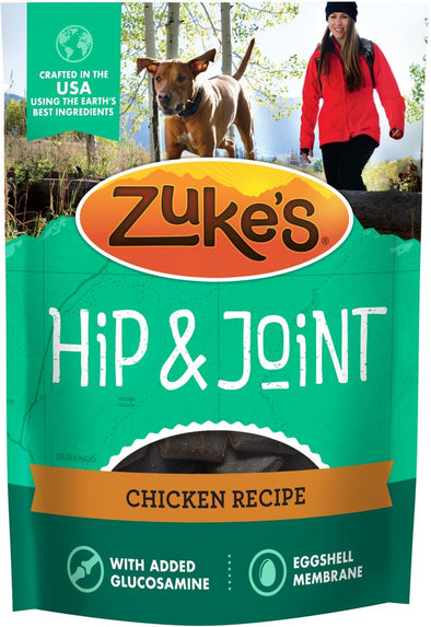 Zuke's Hip & Joint Chicken Recipe Soft & Chewy Dog Treats