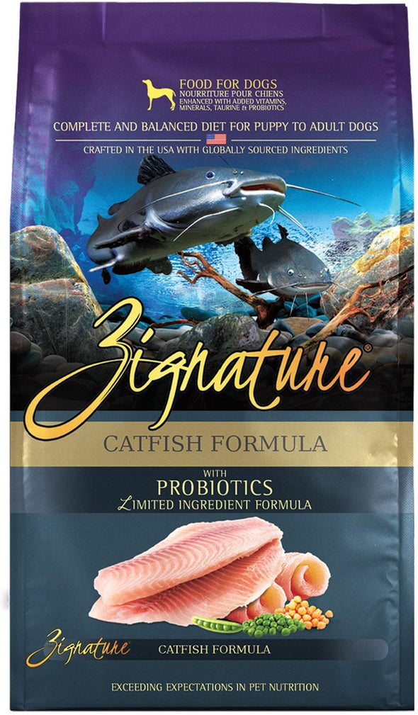 Zignature Limited Ingredient Diet Grain Free Catfish Recipe Dry Dog Fo