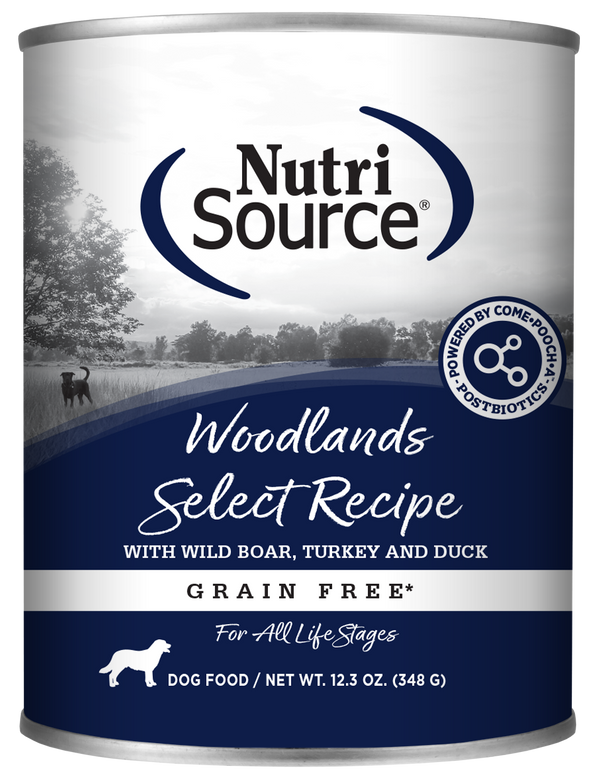 NutriSource Grain Free Woodlands Select Canned Dog Food