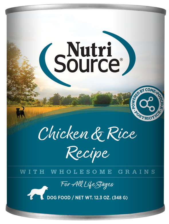 NutriSource Chicken & Rice Canned Dog Food