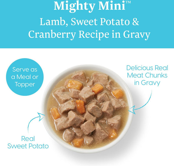Solid Gold Mighty Mini Lamb, Sweet Potato & Cranberry Recipe in Gravy Wet Dog Food