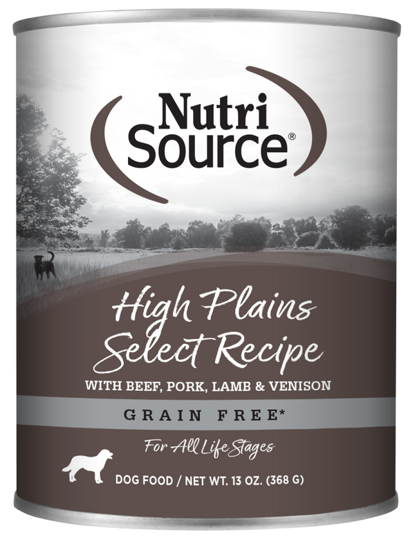NutriSource Grain Free High Plains Select Canned Dog Food