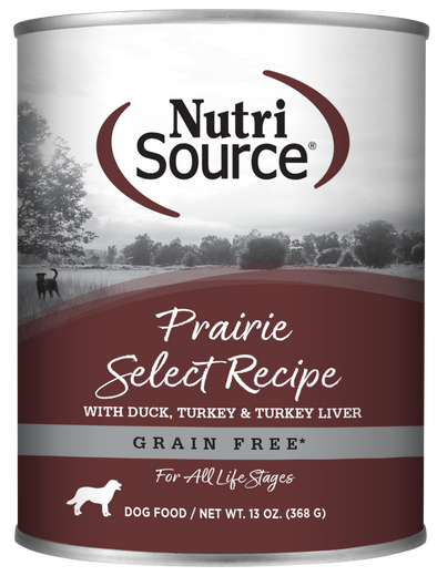 NutriSource Grain Free Prairie Select Canned Dog Food