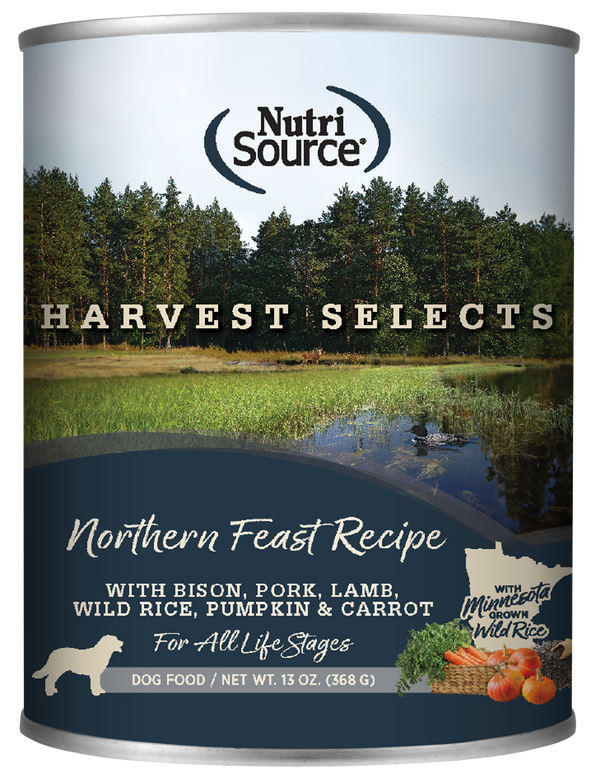 NutriSource Harvest Selects Northern Feast Canned Dog Food