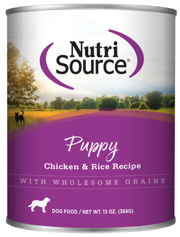 NutriSource Puppy Chicken & Rice Canned Dog Food