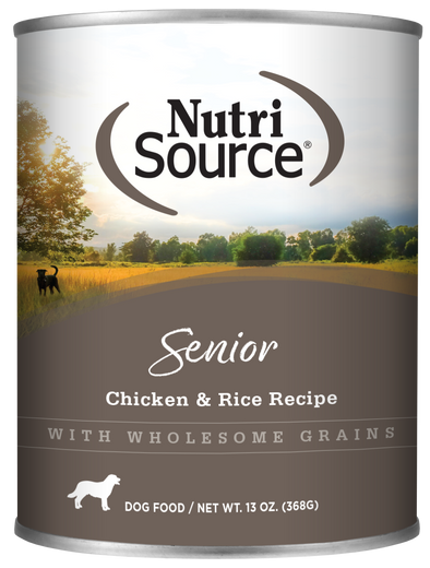 NutriSource Senior Chicken & Rice Canned Dog Food