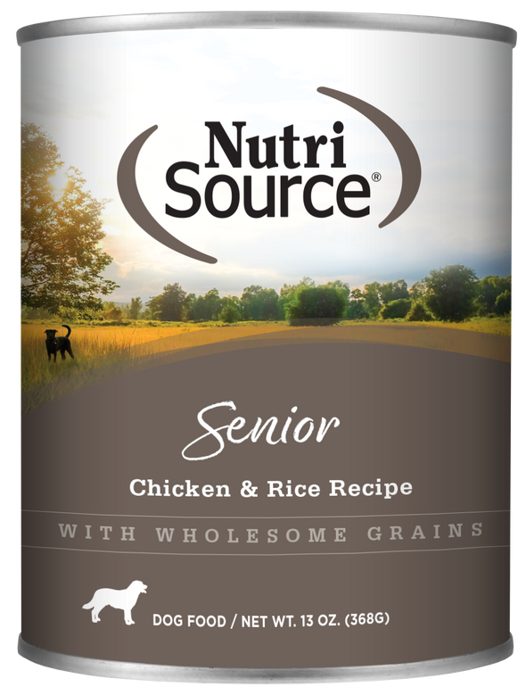 NutriSource Senior Chicken & Rice Canned Dog Food