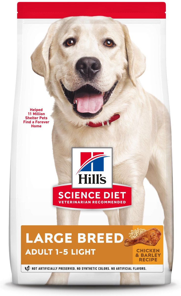 Hill s Science Diet Large Breed Light Chicken Meal Barley Dry Dog Fo