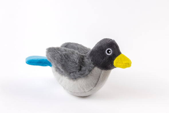 Attachment Theory Plush Blue Bird Toy for Dogs