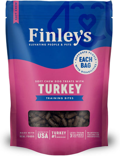 Finley's Barkery Turkey Recipe Training Bites Dog Treats