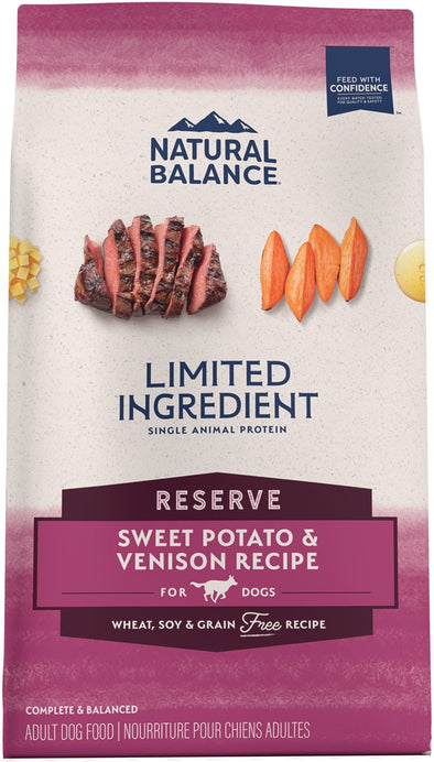 Natural Balance Limited Ingredient Reserve Grain-Free Sweet Potato & Venison Recipe Dry Dog Food