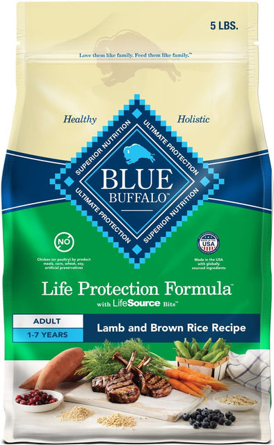 Blue Buffalo Life Protection Natural Lamb Brown Rice Recipe Adult Dr