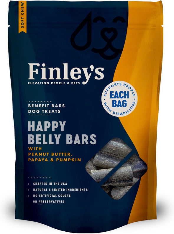Finley's Barkery Happy Belly Benefit Bars Dog Treats