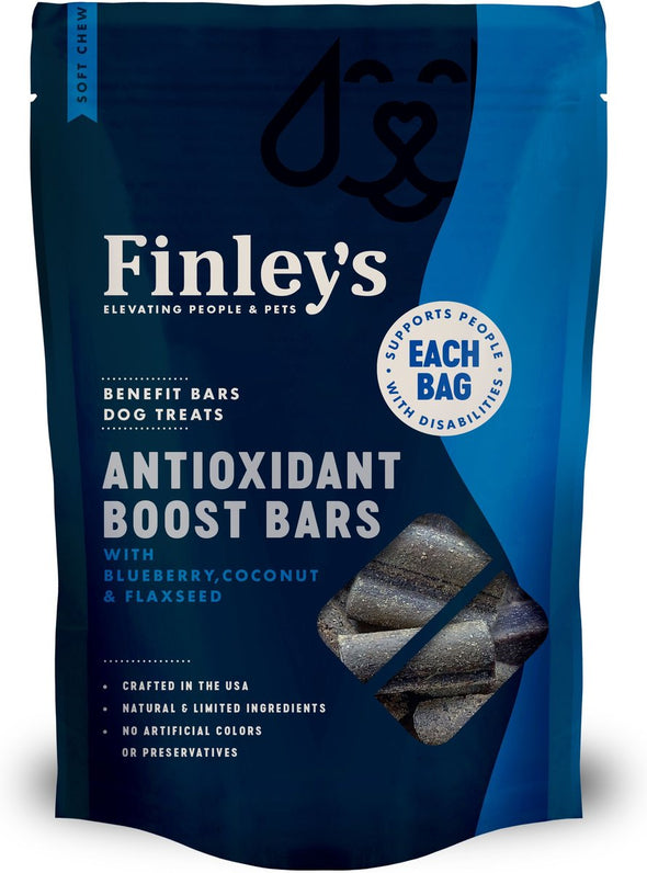 Finley's Barkery Antioxidant Boost Benefit Bars Dog Treats