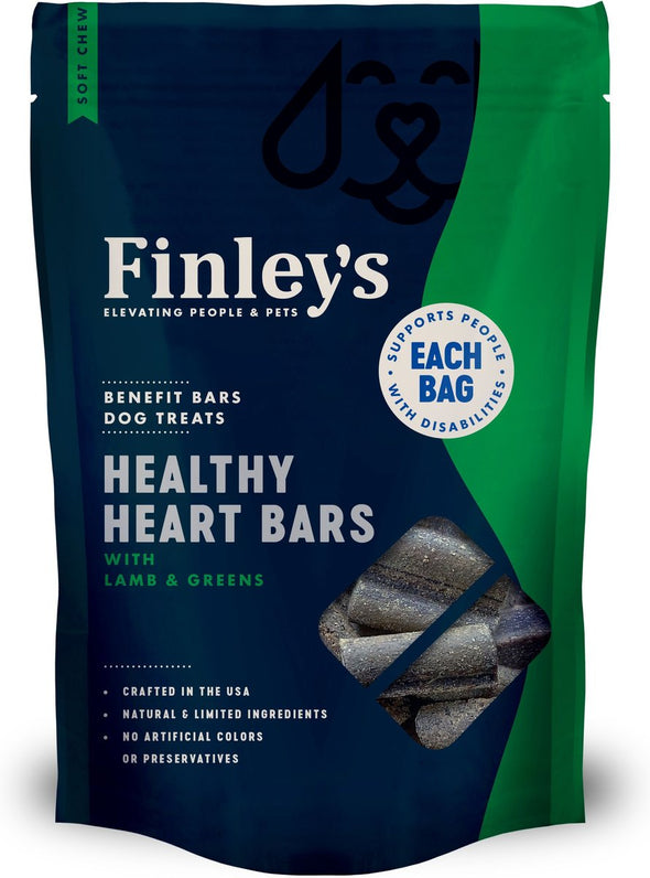 Finley's Barkery Healthy Heart Benefit Bars Dog Treats