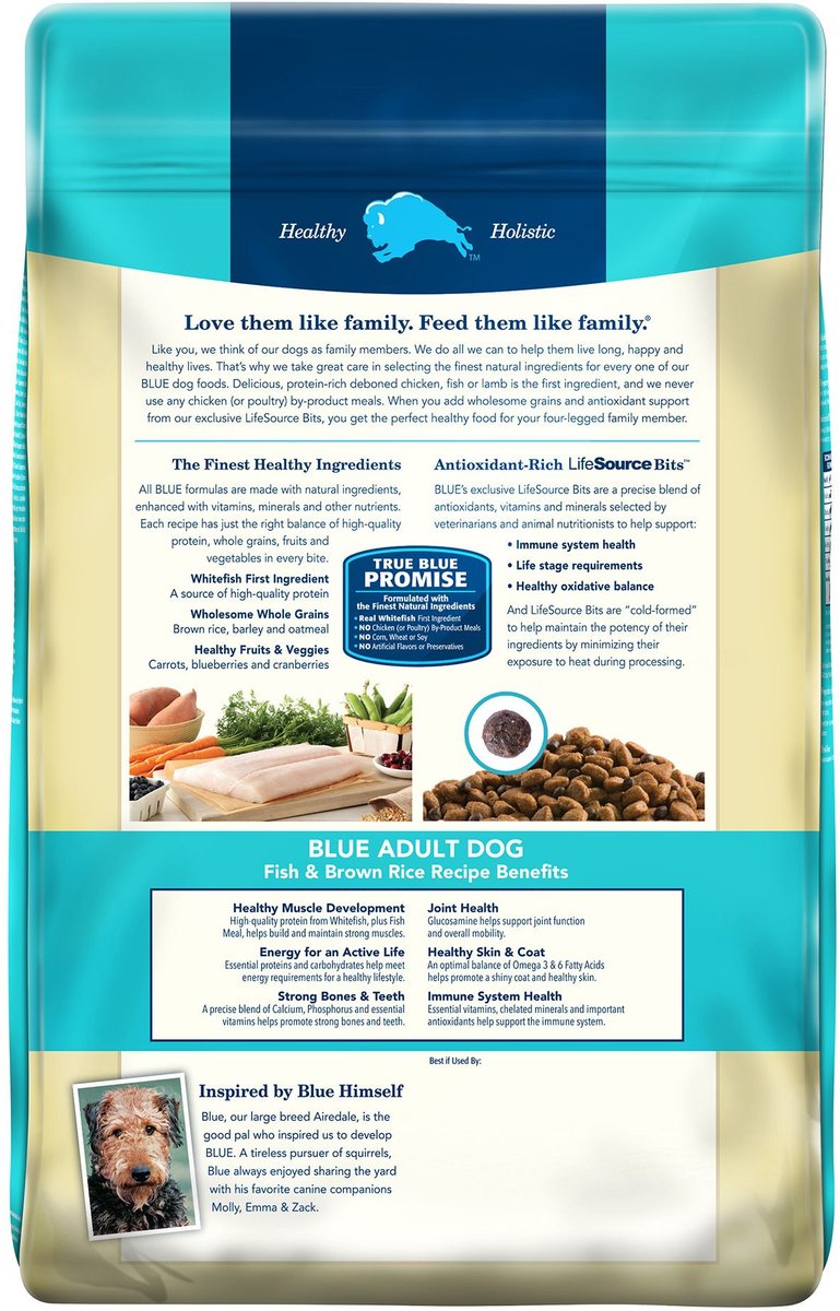 Blue Buffalo Life Protection Natural Fish Brown Rice Recipe Adult Dr