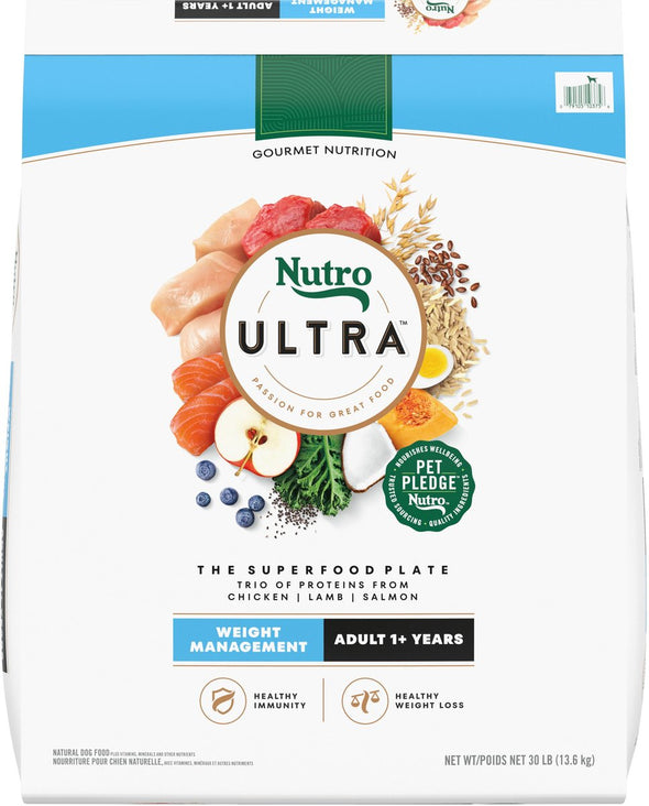 Nutro Ultra Adult Weight Management Chicken, Lamb & Salmon Dry Dog Food