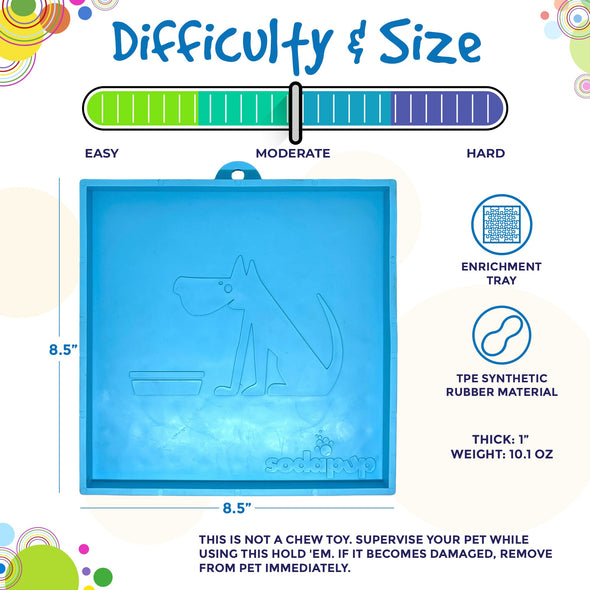 SodaPup Hold 'em Suction Cup Holder for eMats & eTrays