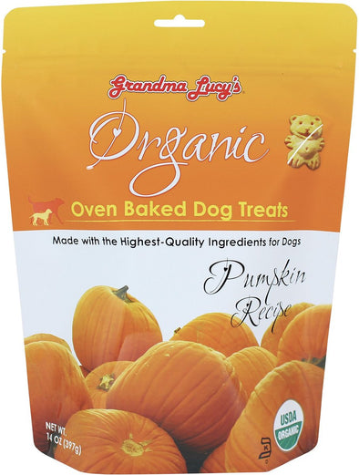 Grandma Lucy's Organic Oven Baked Pumpkin Flavor Dog Treats
