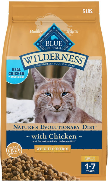 Blue Buffalo Wilderness Grain Free Weight Control Chicken Recipe Dry C