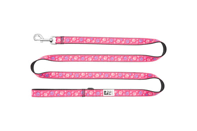 RC Pets Leash for Dogs in Fresh Tracks Pink Pattern