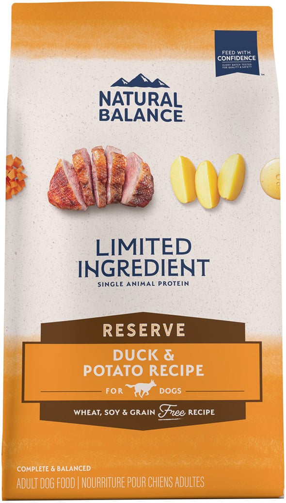 Natural Balance Limited Ingredient Reserve Grain-Free Duck & Potato Recipe Dry Dog Food