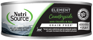 NutriSource Element Series Countryside Grain Free Canned Cat Food