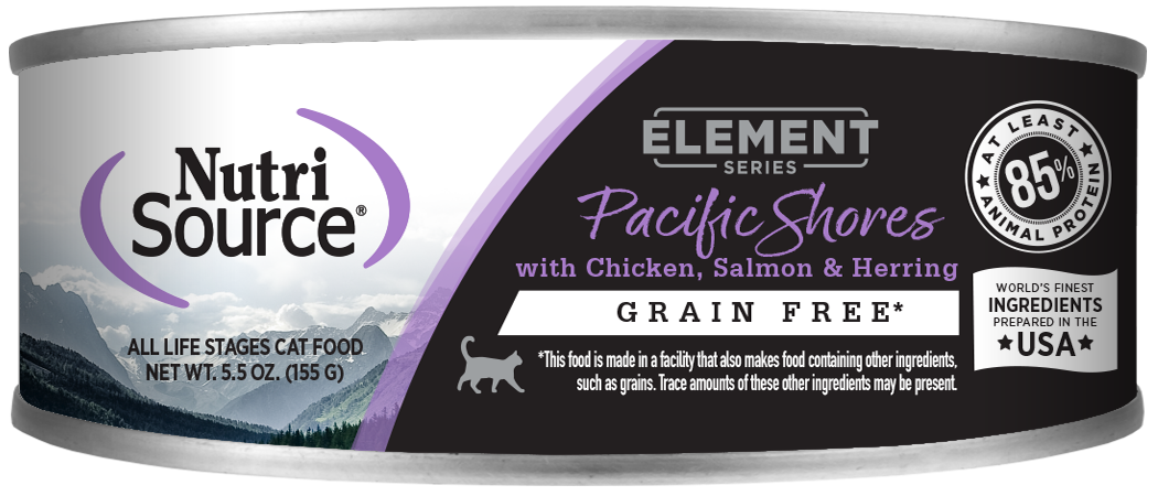 NutriSource Element Series Pacific Shores Grain Free Canned Cat Food