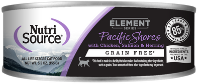 NutriSource Element Series Pacific Shores Grain Free Canned Cat Food