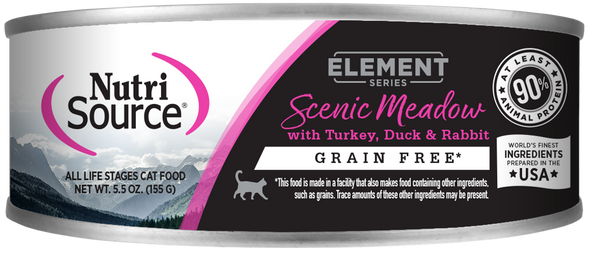 NutriSource Element Series Scenic Meadow Grain Free Canned Cat Food