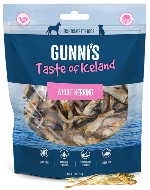 Gunni's Whole Herring Treats for Dogs