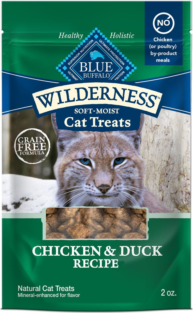 Blue Buffalo Wilderness Chicken Duck Cat Treats - Main Image
