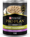 Purina Pro Plan Weight Management Turkey & Rice Entrée Wet Dog Food